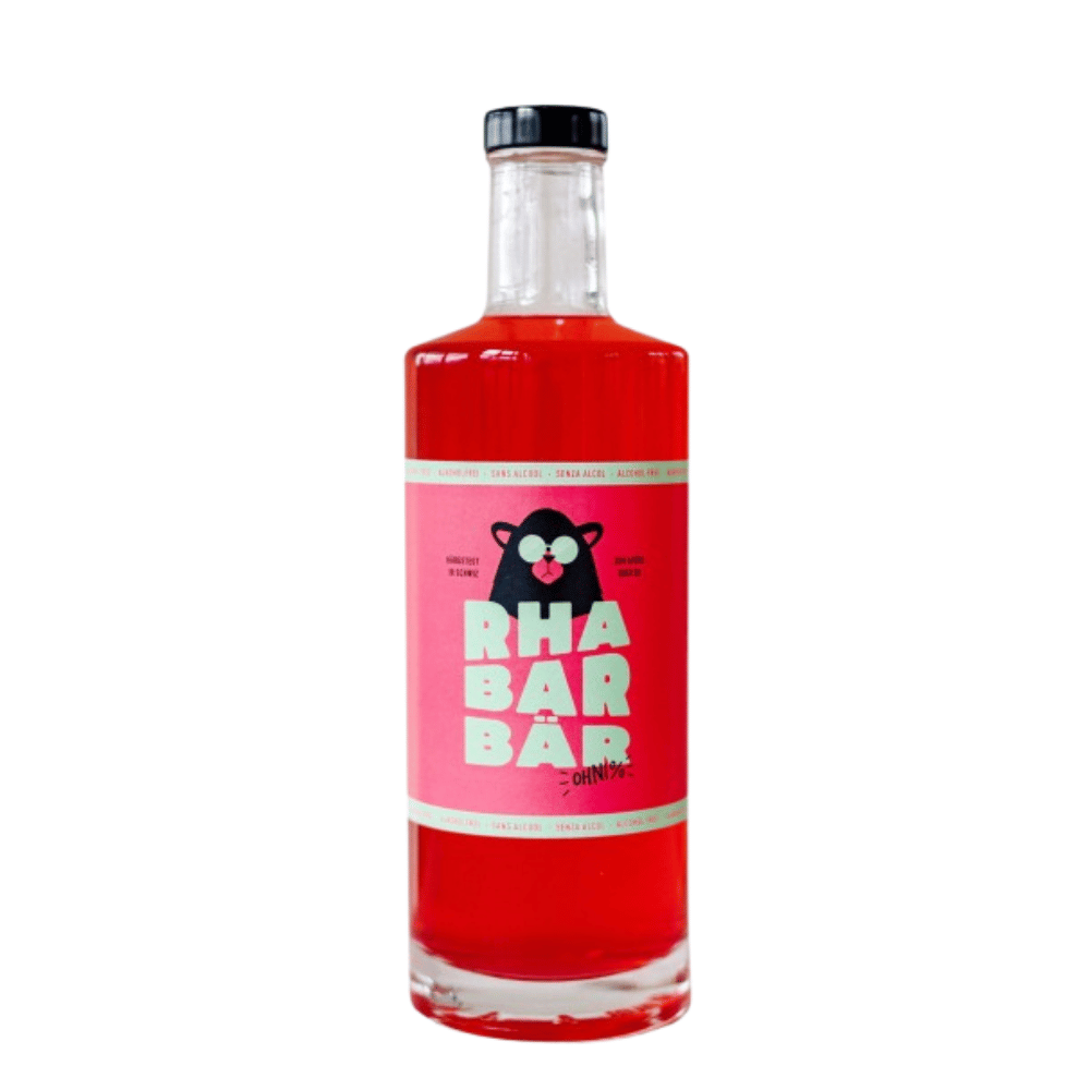 RHABARBÄR Apéritiv Ohni (0%) - Alternative zu Aperitif - undrunk RHABARBÄR