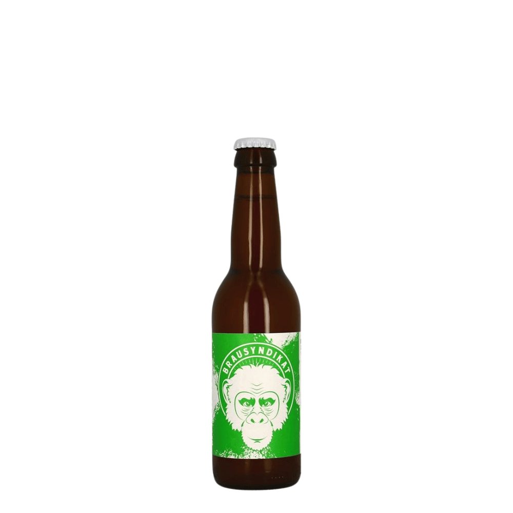 Eine Flasche Brausyndikat Alkoholfrei IPA. Alkoholfreies Bier aus Zürich.