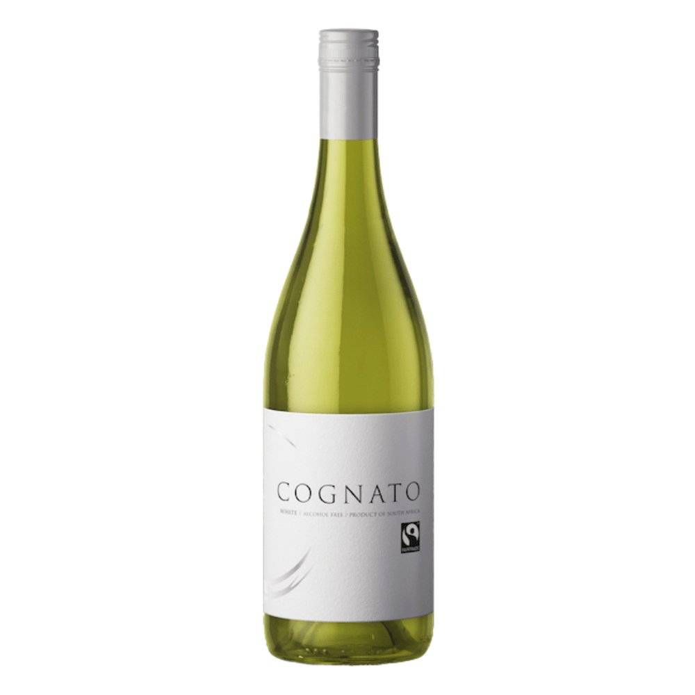 Cognato Chenin Blanc alkoholfreier Weisswein in einer 750-ml-Flasche mit Fairtrade-Siegel. Perfekt für alkoholfreien Genuss, erhältlich bei undrunk.ch.