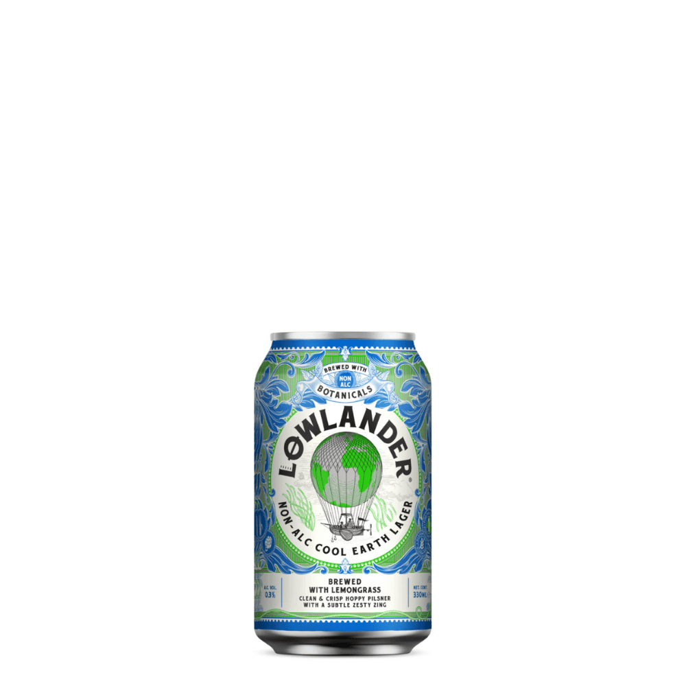 Lowlander non-alcoholic Cool Earth Lager