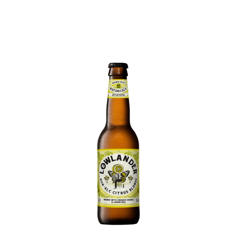 Lowlander non - alcoholic Citrus Blonde - undrunk Lowlander Botanical Beers