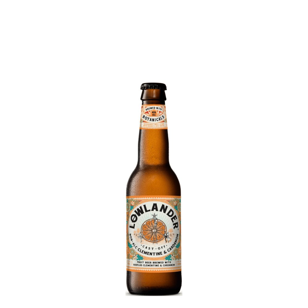 Lowlander non - alcoholic Clementine and Cardamom - undrunk Lowlander Botanical Beers