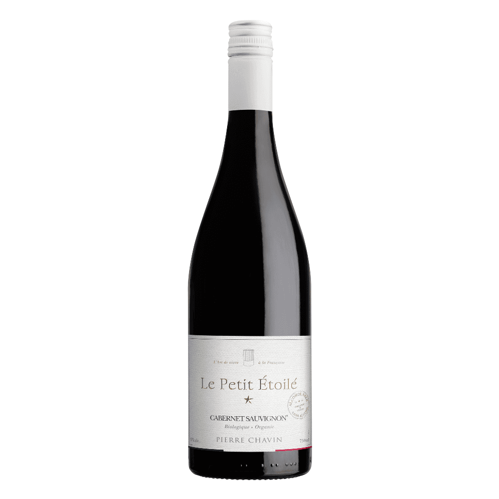 Alkoholfreier Rotwein Pierre Chavin Le Petit Étoilé Cabernet Sauvignon Bio 